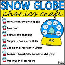 Winter Snow Globe Phonics Craft