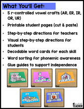 R-Controlled Vowels Phonics Crafts