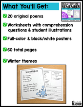 Read Rhyme Remember - Winter Reading Comprehension