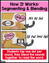 Valentine's Day/February Phonemic Awareness Activities: Segmenting & Blending Sounds