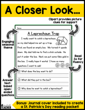 St. Patrick's Day Reading Comprehension