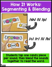 Halloween/October Candy Themed Phonemic Awareness Activities: Segmenting & Blending Sounds
