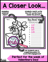 I Spy CVC Words - Valentine Edition