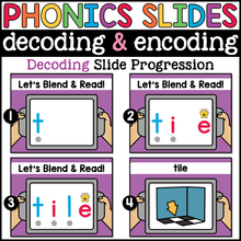 Digital Phonics CVCe Words Google Slides for Decoding and Encoding SOR
