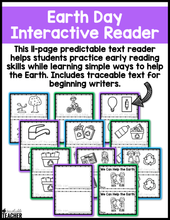 Earth Day Reader and Writing Activities