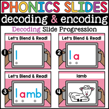 Digital Phonics Silent Letter Words Google Slides for Decoding and Encoding SOR