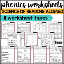 Long Vowel Teams - IE/IGH Phonics Worksheets - The Science of Reading