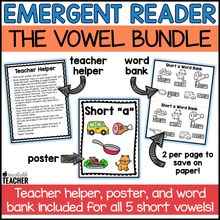Short Vowel Interactive Emergent Readers - The BUNDLE