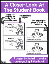 Groundhog Day Printable Book and Writing Activities