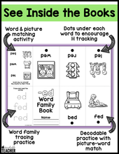 Itty Bitty Books - CVC Word Family Edition