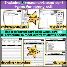 Soft and Hard C/G Word Sorts | Phonics & Decodable Intervention for K-2