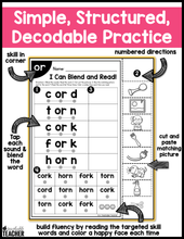 Blend and Read - R-Controlled Vowel Words