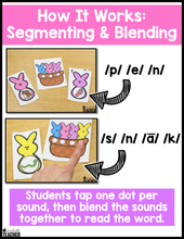 Easter/April Phonemic Awareness Activities: Segmenting & Blending Sounds