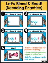 Digital Phonics Trigraph Words Google Slides for Decoding and Encoding
