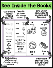 Itty Bitty Books - CVCe Word Family Edition