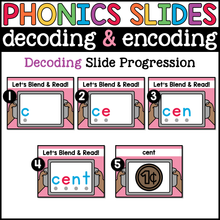 Digital Phonics Soft C/G Words Google Slides for Decoding and Encoding SOR
