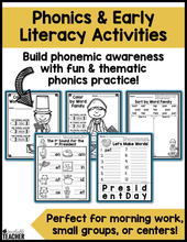 Prepless Kindergarten President's Day - 10+ Activities