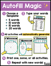 Winter Spelling Activities - EDITABLE