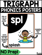 Trigraph Phonics Posters