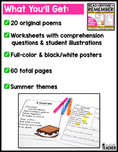 Read Rhyme Remember - Summer Reading Comprehension