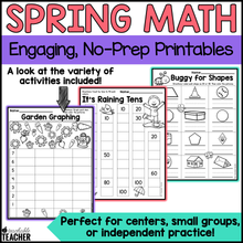 Prepless Kindergarten Spring Math - 25+ Activities
