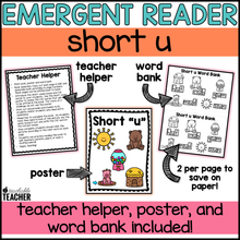 Short U Interactive Emergent Reader