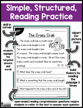 All-in-One Reading Passages - Blends and Digraphs
