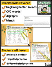 St. Patrick's Day Phonics Bundle- NO PREP
