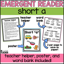 Short A Interactive Emergent Reader