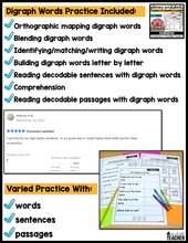 Digraphs Phonics Worksheets - The Science of Reading
