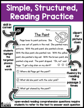All-in-One Reading Passages - Long Vowels Set #2