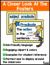 Subject and Predicate Mini Posters