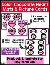Valentine's Day/February Phonemic Awareness Activities: Segmenting & Blending Sounds