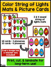 Christmas/December Phonemic Awareness Activities: Segmenting & Blending Sounds