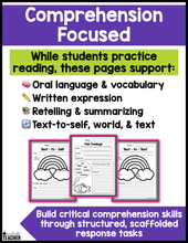 Reading Response Graphic Organizers for Primary Grades