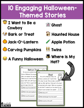 Halloween Reading Comprehension