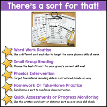 Digraph Word Sorts | Phonics & Decodable Word Intervention Activities for K-2