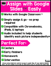 Sound Isolation Google Slides™ | Sound Gems- Beginning, Medial, Ending Sounds Game