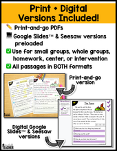 All-in-One Reading Passages - Diphthongs and R-Controlled Vowels