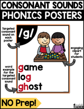 Consonant Sound Phonics Posters