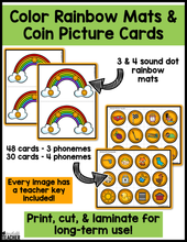 St. Patrick's Day/March Phonemic Awareness Activities: Segmenting & Blending Sounds