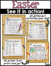 Easter Phonics Bundle- NO PREP