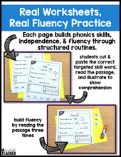 Interactive Reading Passages - Short Vowel Word Families