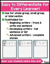 Phonics Based Writing - Short Vowel Word Families