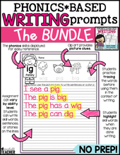 Phonics Based Writing Prompts - The BUNDLE