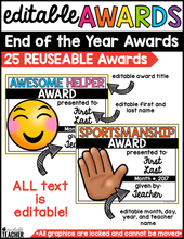 Editable Emoji End of the Year Awards