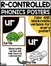 R-Controlled Phonics Posters