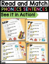 Read and Match Phonics Sentences- The BUNDLE