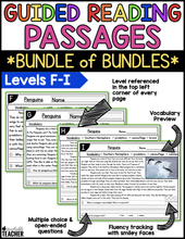 Guided Reading Passages Levels A-I- The BUNDLE OF BUNDLES
