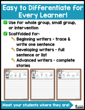 Phonics Based Writing - Blends and Digraphs